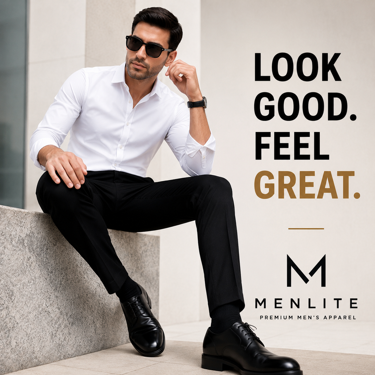 Menlite Comfort Plus formal trousers for men